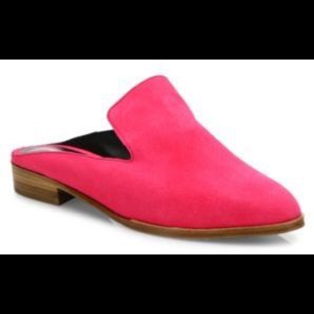 Robert Clergerie Alicem Suede  Flat Mules.